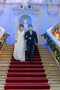 Photographie de mariage marches mairie de Limoges